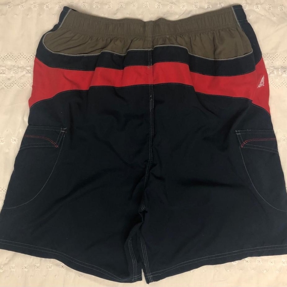 NWT Men's Striped w/ Pockets Alpine Bathing Suit - Picture 3 of 7